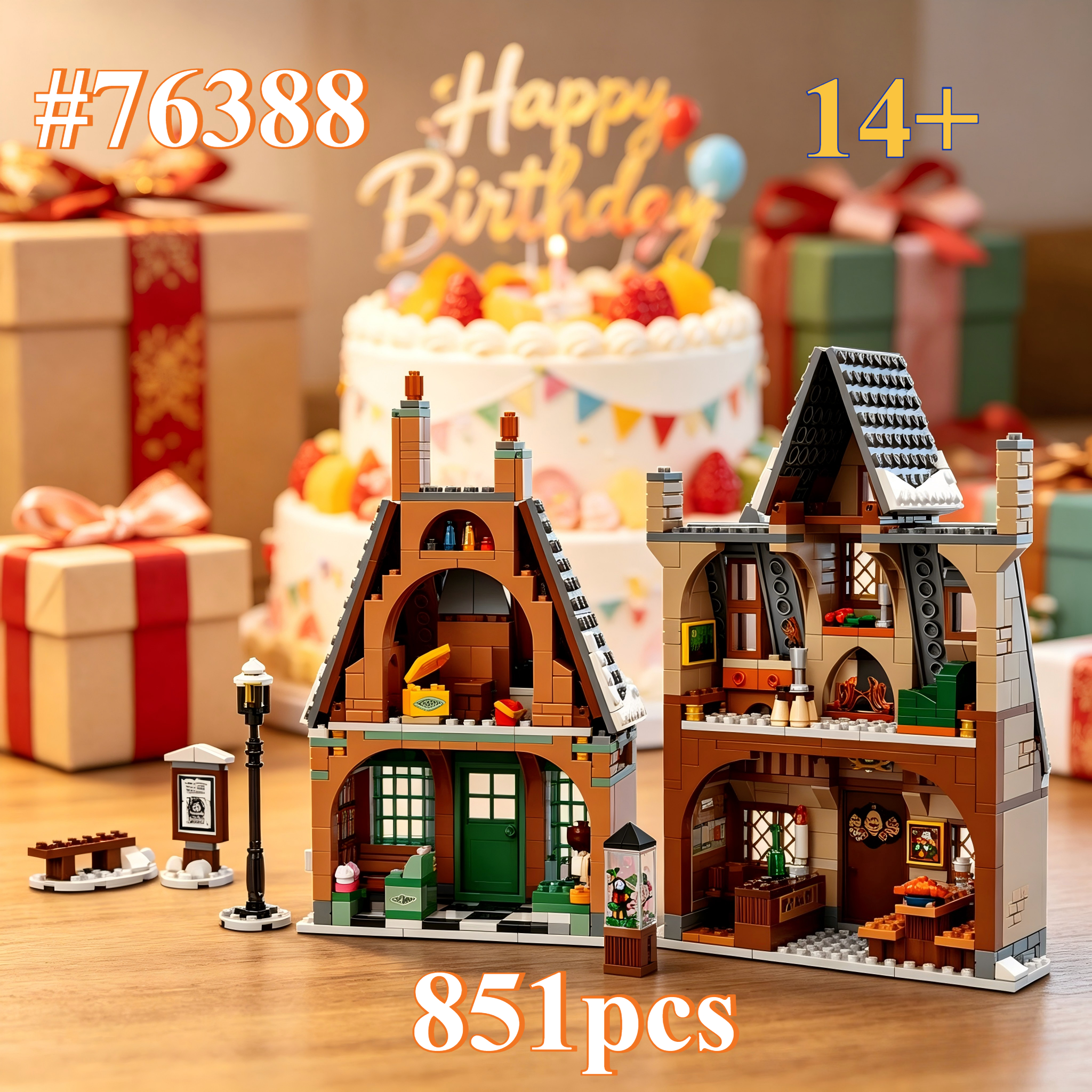 Model Kit Lego - Magical Magic Village Model 76388 Building