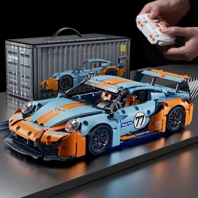 Model Kit Lego - 1:14 Building Blocks Car Set Construction