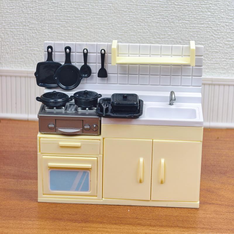 Model Kit Toy - 1 Set Compact Kitchenware Kit Mini