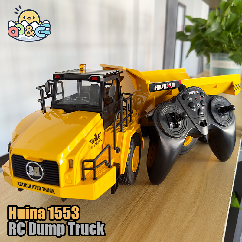 Model Kit Excavator - 1/18 Rc Truck Dumper Huina 1553