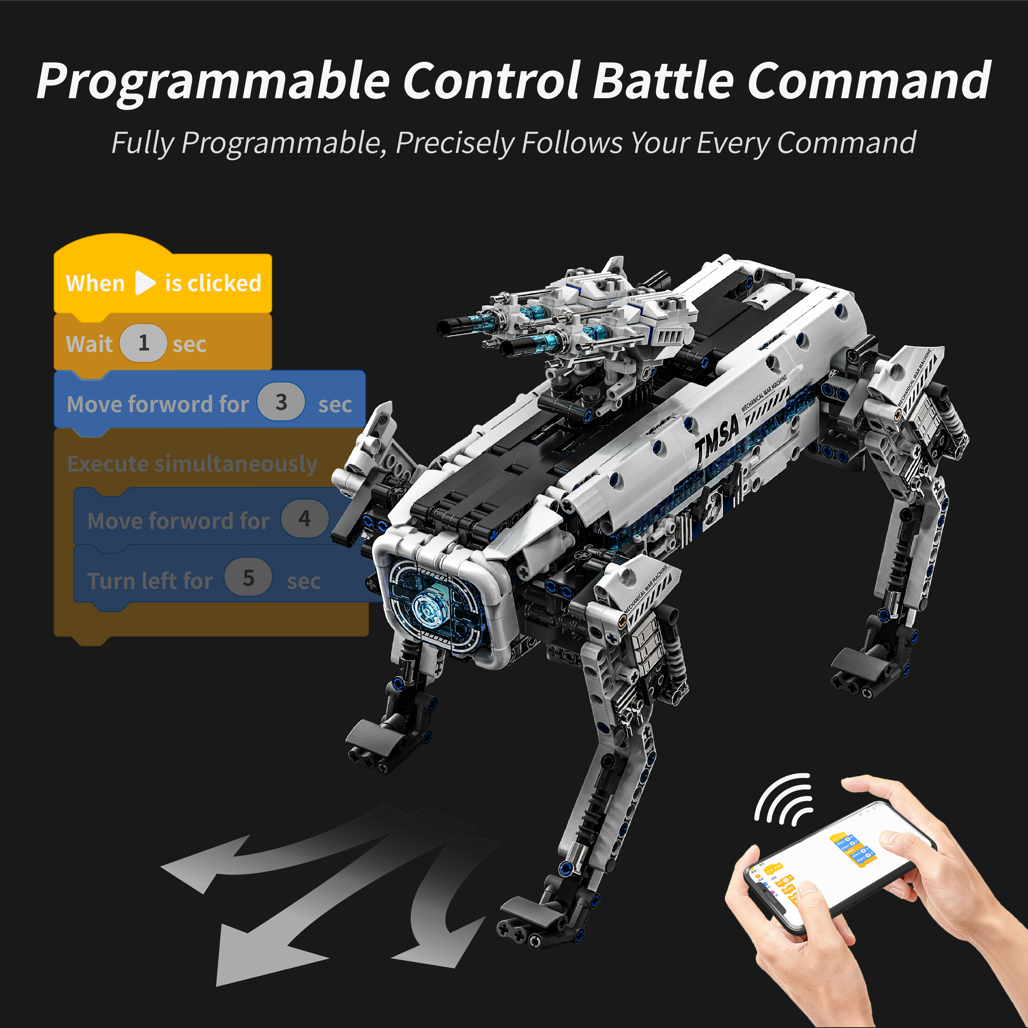 Model Kit Lego - Educational Toys STEM Bionic Robot Dog