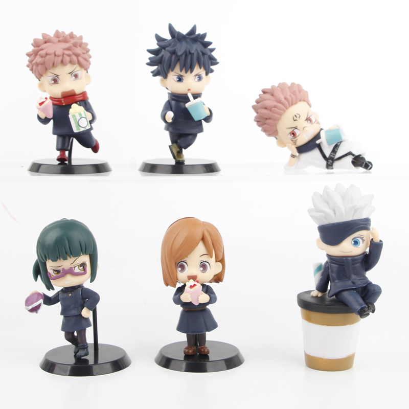 Model Kit Jujutsu Kaisen - 6pcs/set Anime Jujutsu Kaisen Figure Model