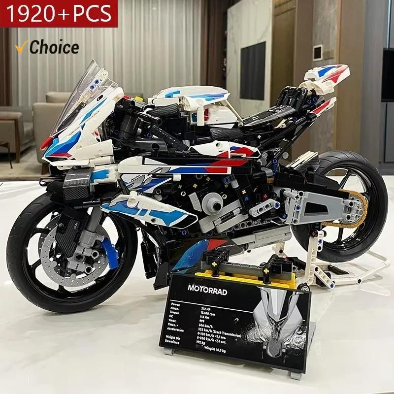 Model Kit Lego - New 1920pcs Car Toy Motorcycle Building