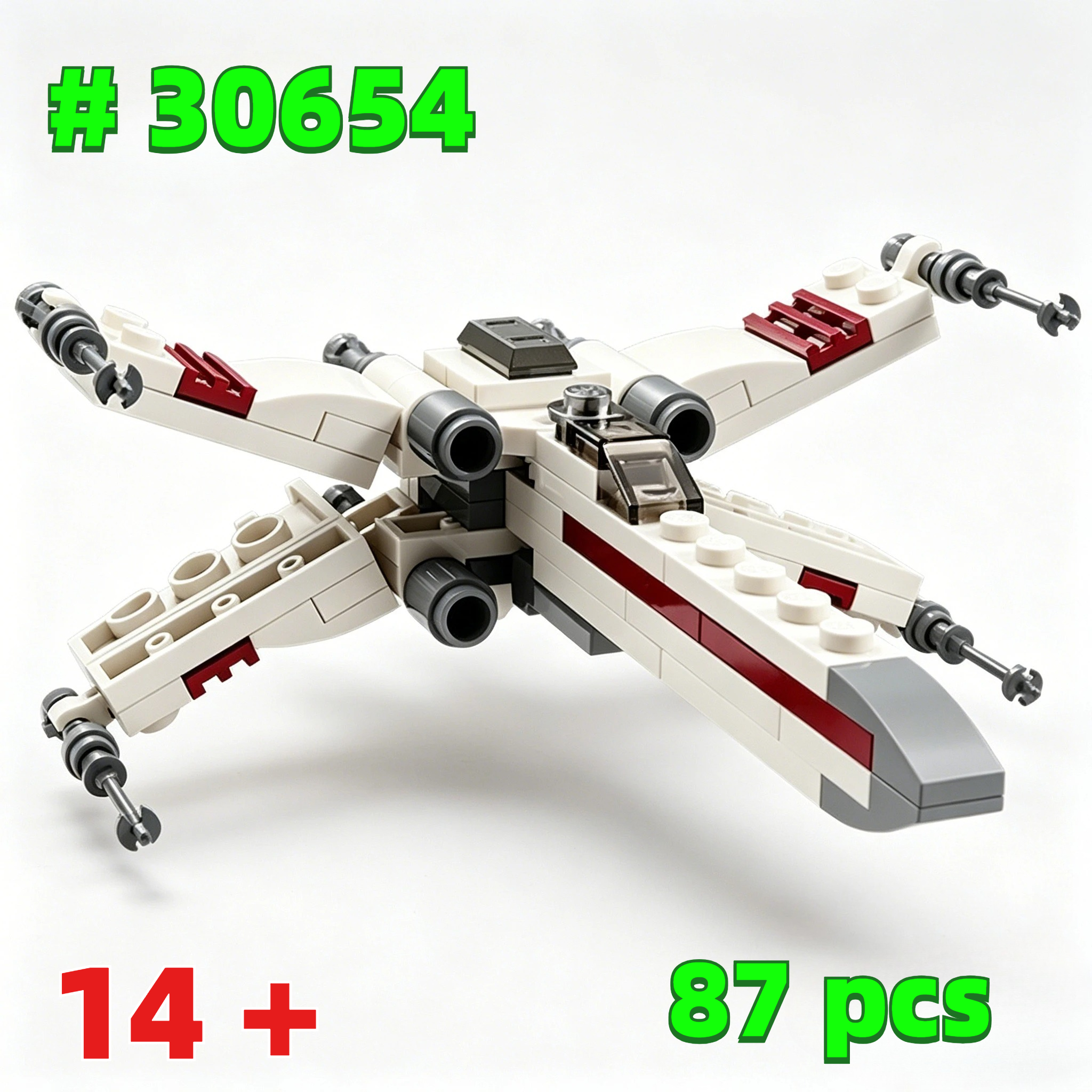 Model Kit Lego - X-Wing Starfighter polybag 30654 Building Blocks
