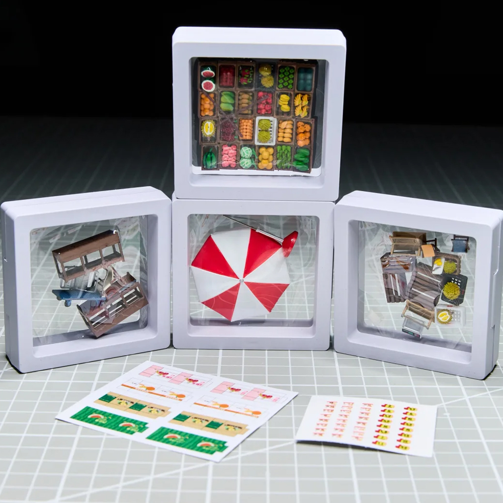 Kicarmod 1/64 Fruit Stand Mode - огляд і ціна Model Kit Toy