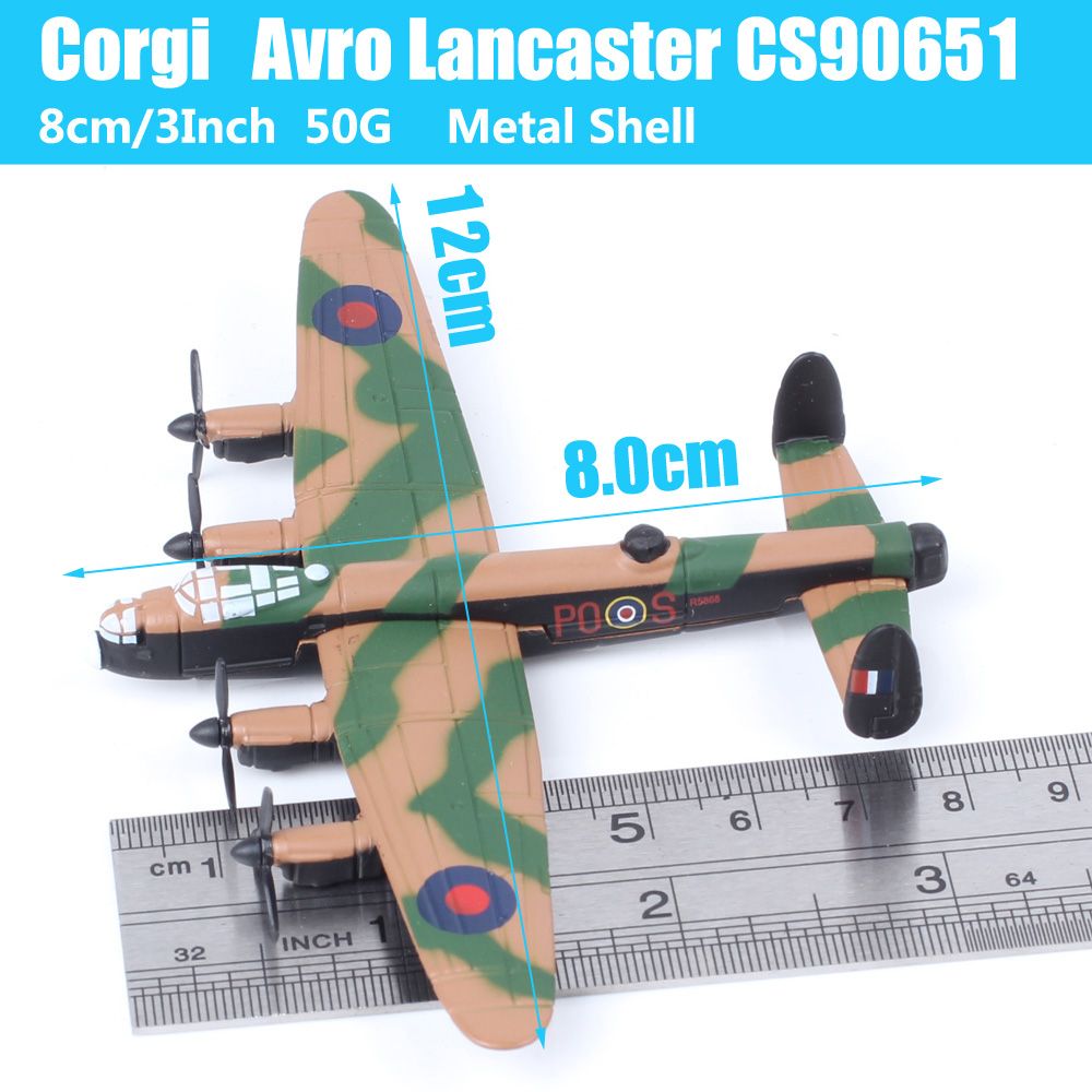 10cm/4Inch Corgi Avro Lancaste - огляд і ціна Model Kit Spitfire