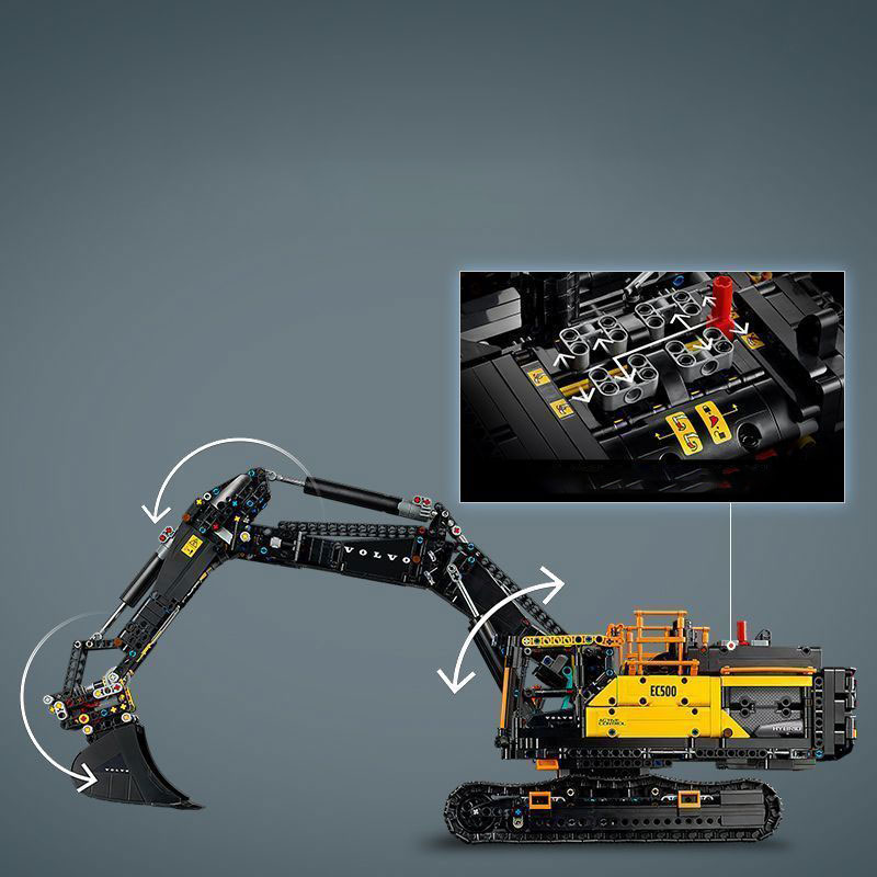 2359PCS Excavator Models Build - огляд і ціна Model Kit Excavator