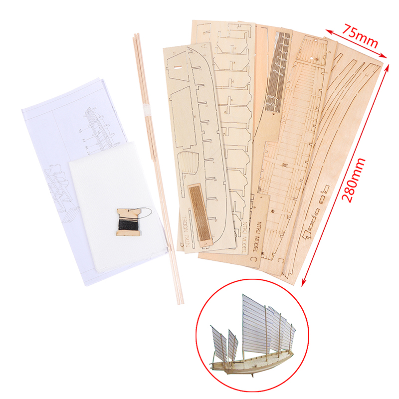 1pcs Chinese sand boat wooden  - огляд і ціна Model Kit U Boat