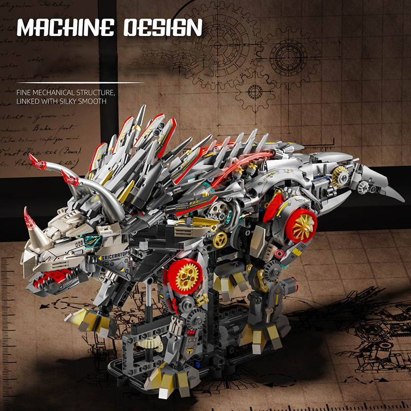 Mechanical Triceratops Buildin - огляд і ціна Model Kit Lego