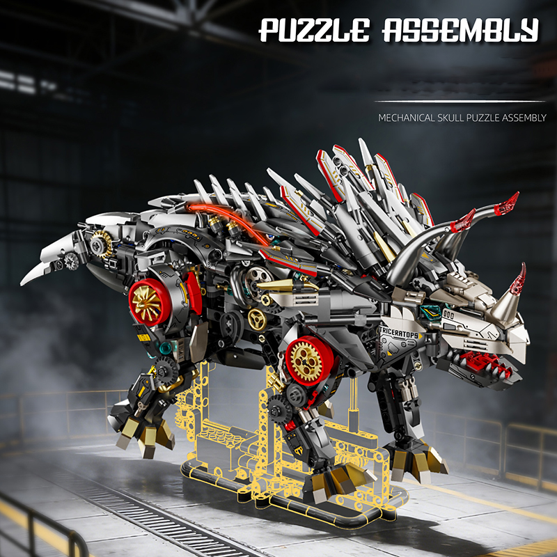 Mechanical Triceratops Buildin - огляд і ціна Model Kit Lego