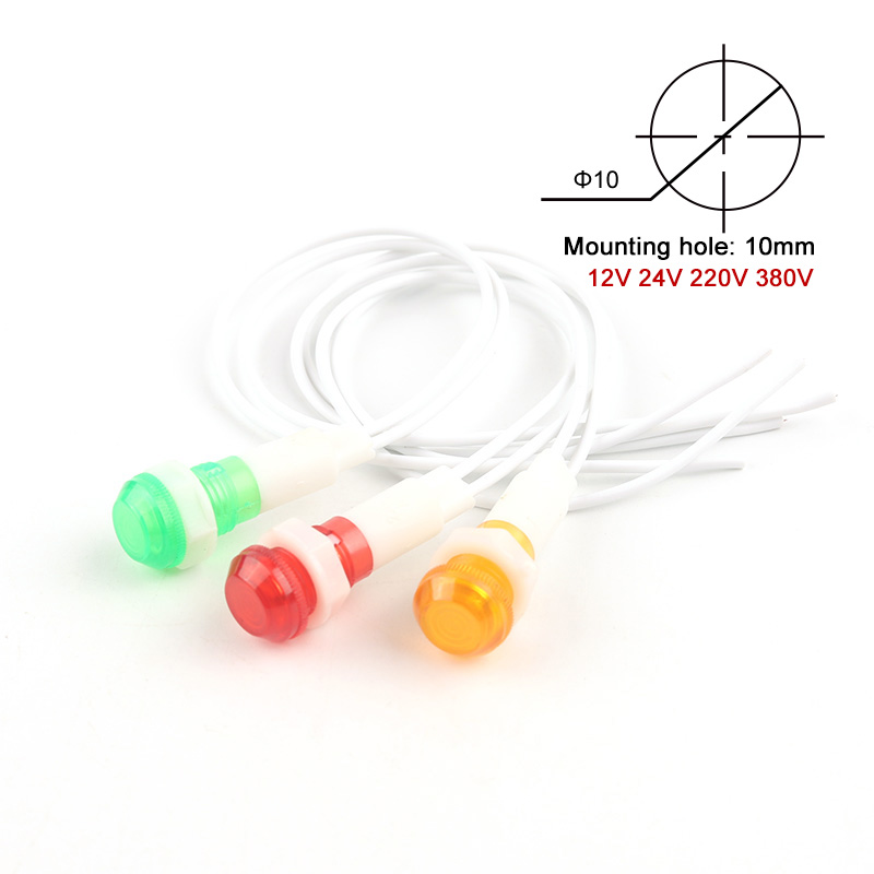 5Pcs Mounting Neon Indicator S - огляд і ціна Panel Line Marker
