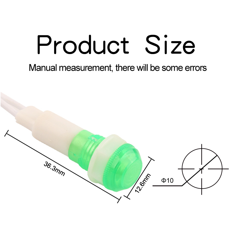 5Pcs Mounting Neon Indicator S - огляд і ціна Panel Line Marker