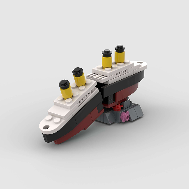 Mini RMS Titanic Sank Ship Mod - огляд і ціна Model Kit U Boat