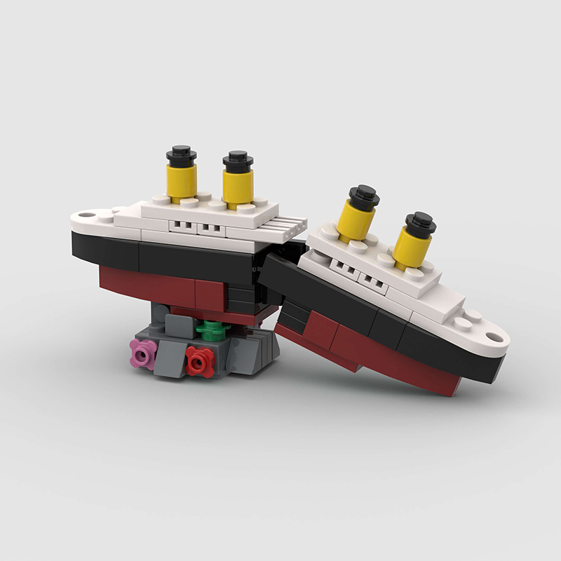 Mini RMS Titanic Sank Ship Mod - огляд і ціна Model Kit U Boat