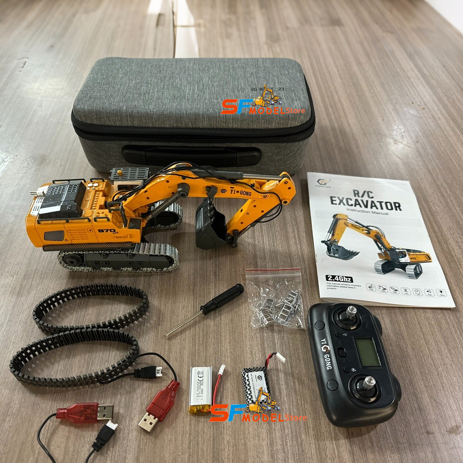 Mini Excavator 1/50 970 Electr - огляд і ціна Model Kit Excavator