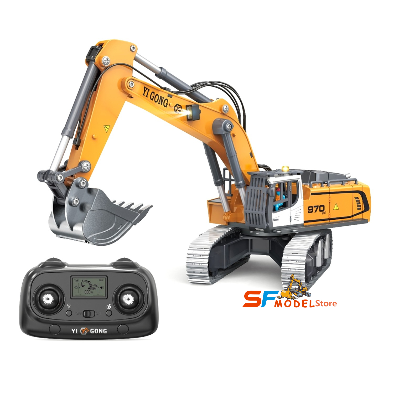 Mini Excavator 1/50 970 Electr - огляд і ціна Model Kit Excavator