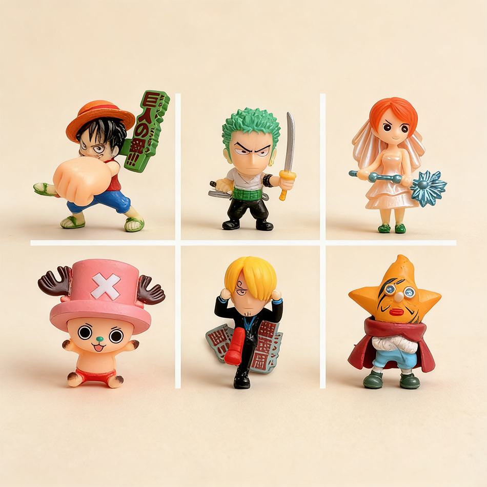 6Pcs/Set One Piece Monkey D. L - огляд і ціна Model Kit Chopper