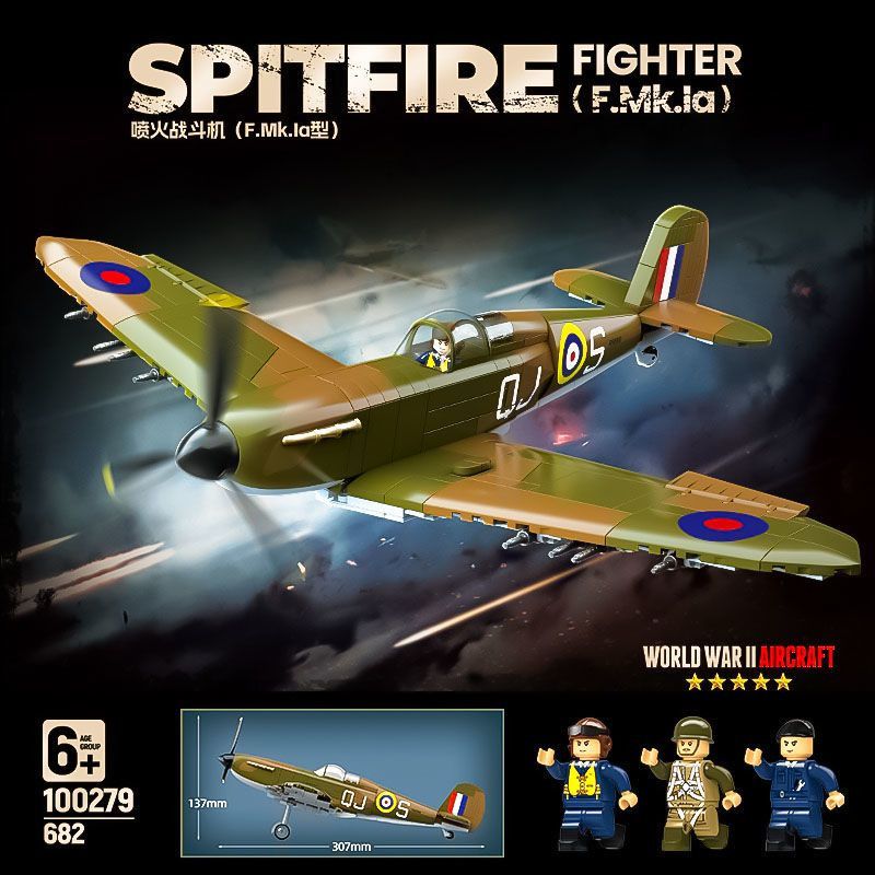 Building block assembled milit - огляд і ціна Model Kit Spitfire