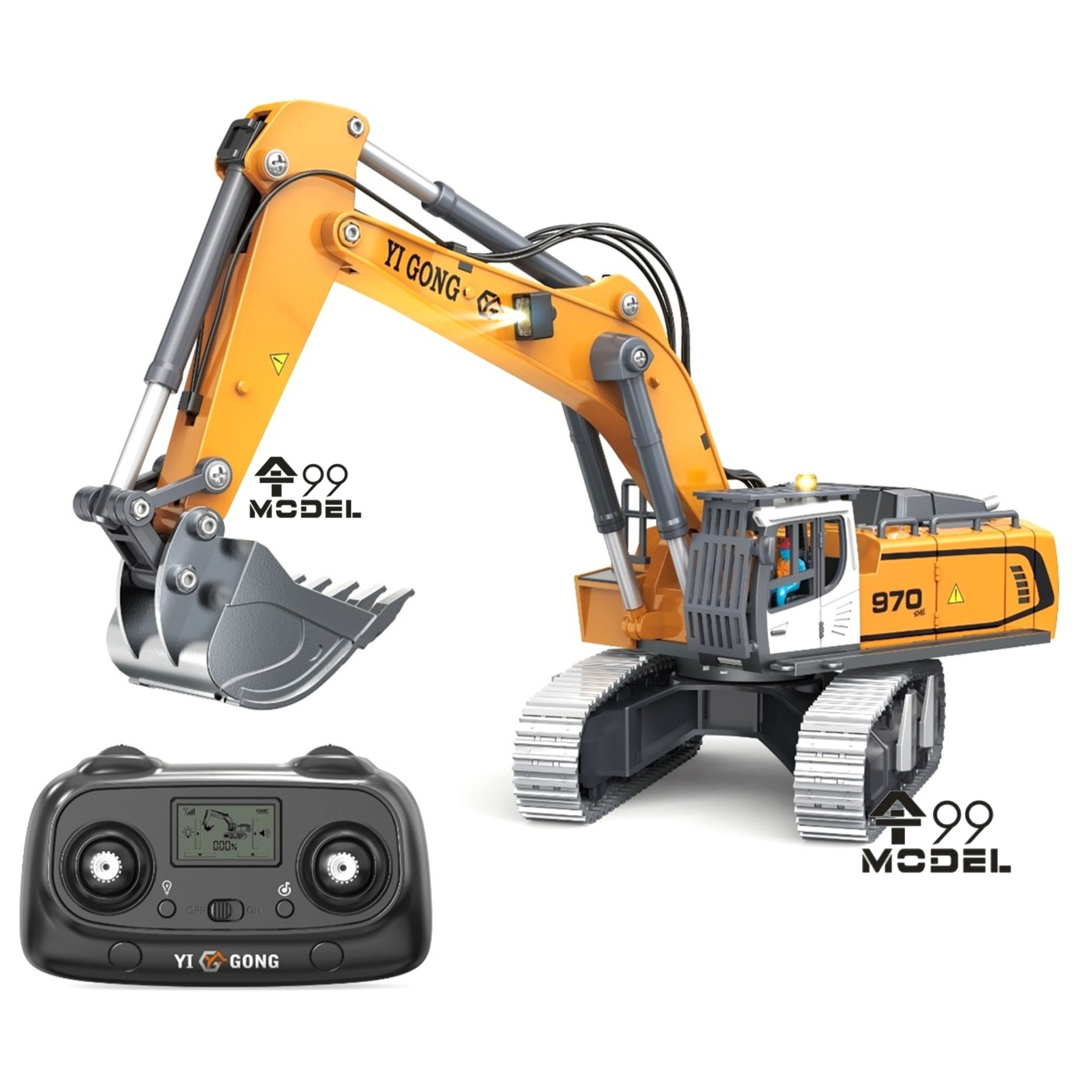 970 RC Mini Excavator 1/50 Sca - огляд і ціна Model Kit Excavator