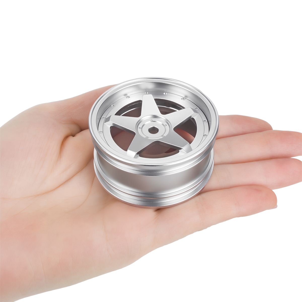 4Pcs Aluminum Wheel Hubs Rim 5 - огляд і ціна Model Kit Tamiya