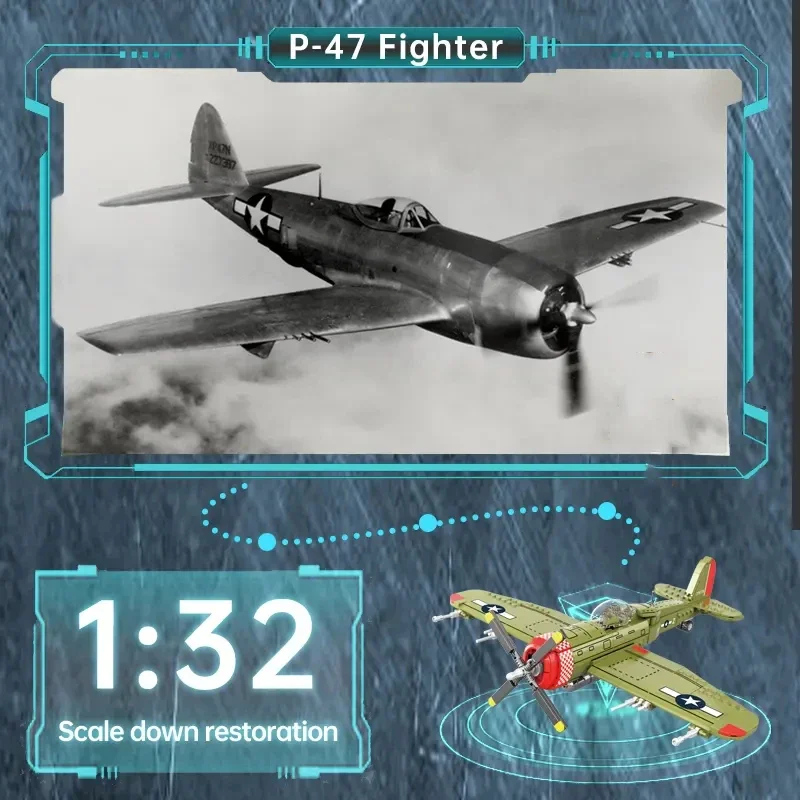 Different Types  Army P47 Figh - огляд і ціна Model Kit Spitfire