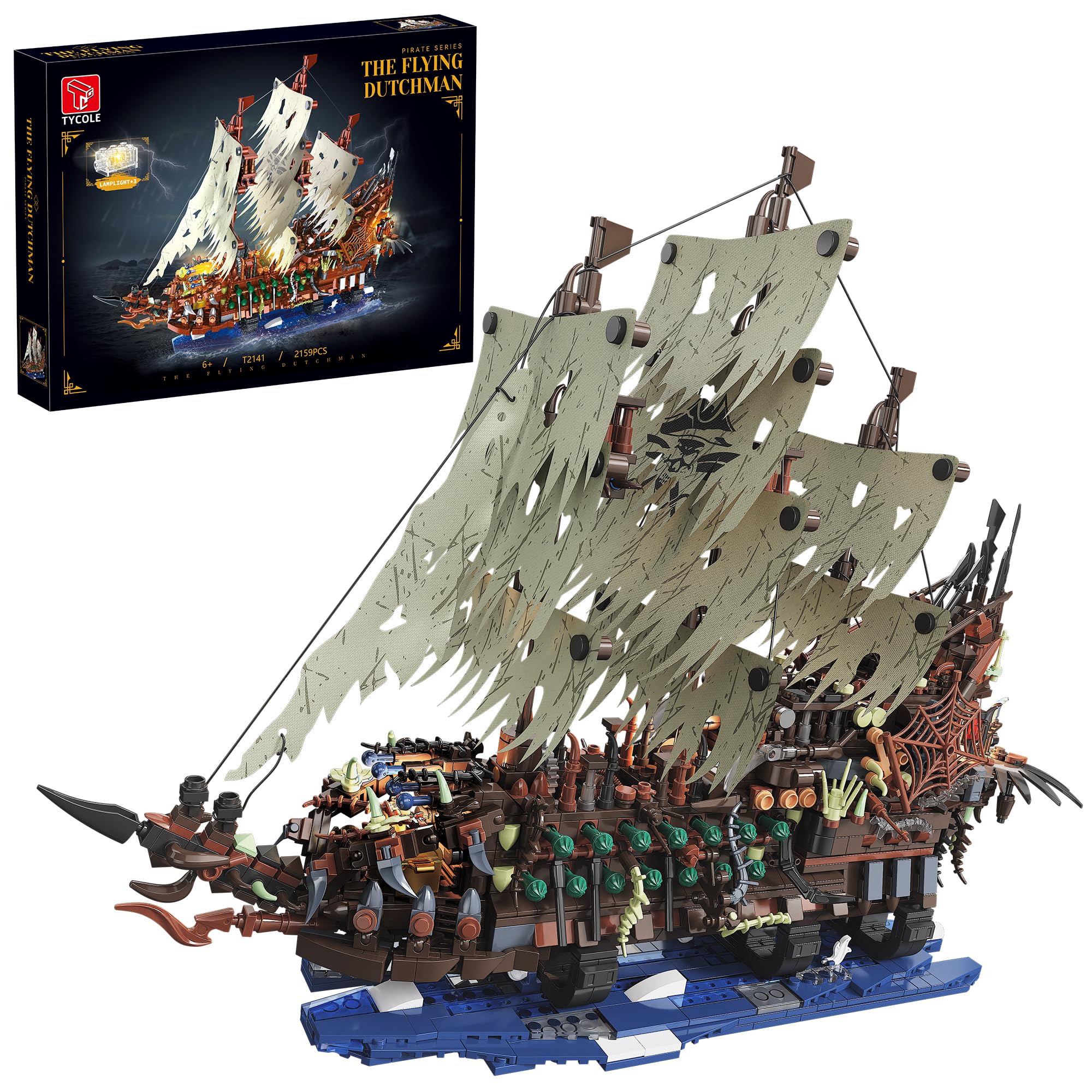 2159PCS Pirate Ship Building K - огляд і ціна Model Kit U Boat