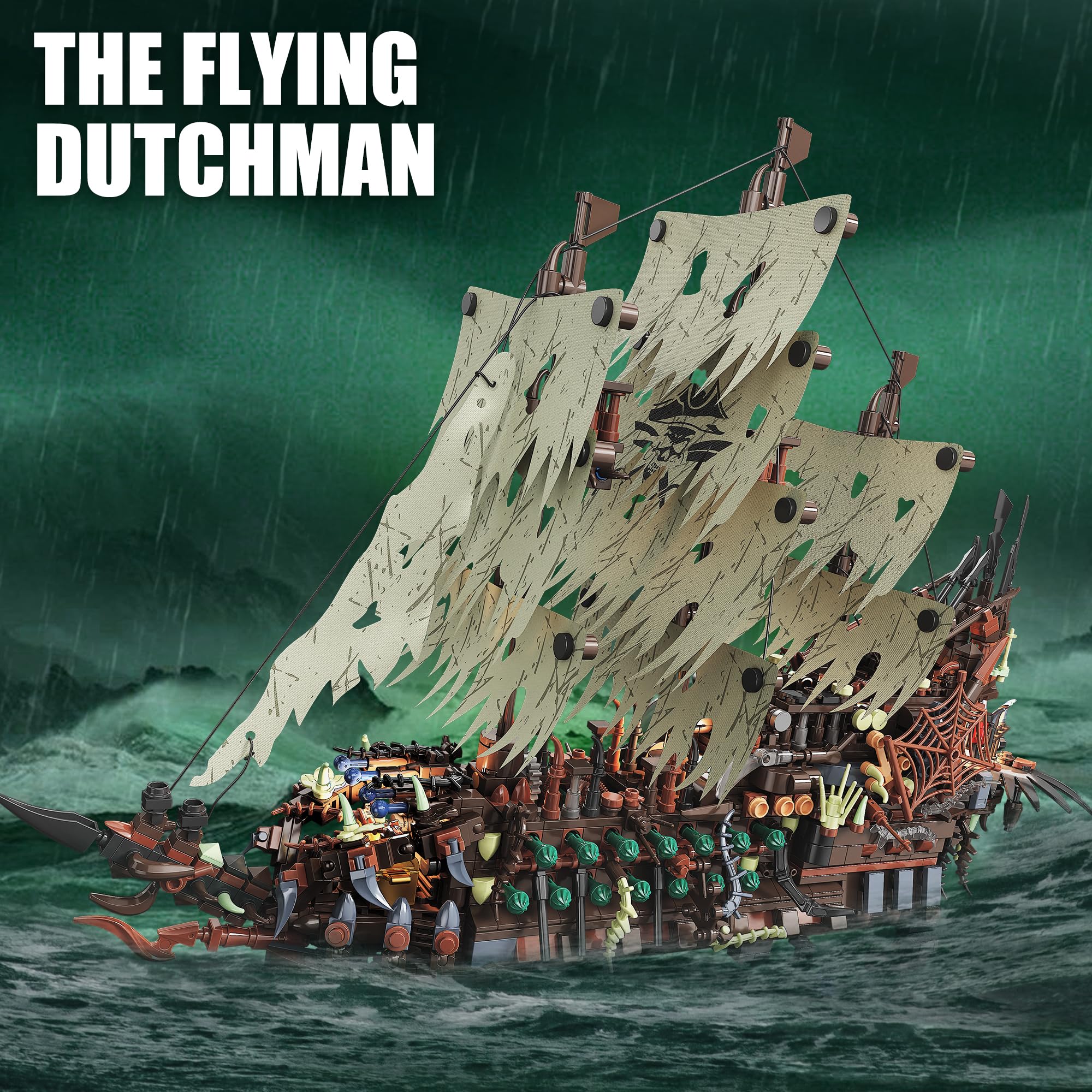 2159PCS Pirate Ship Building K - огляд і ціна Model Kit U Boat