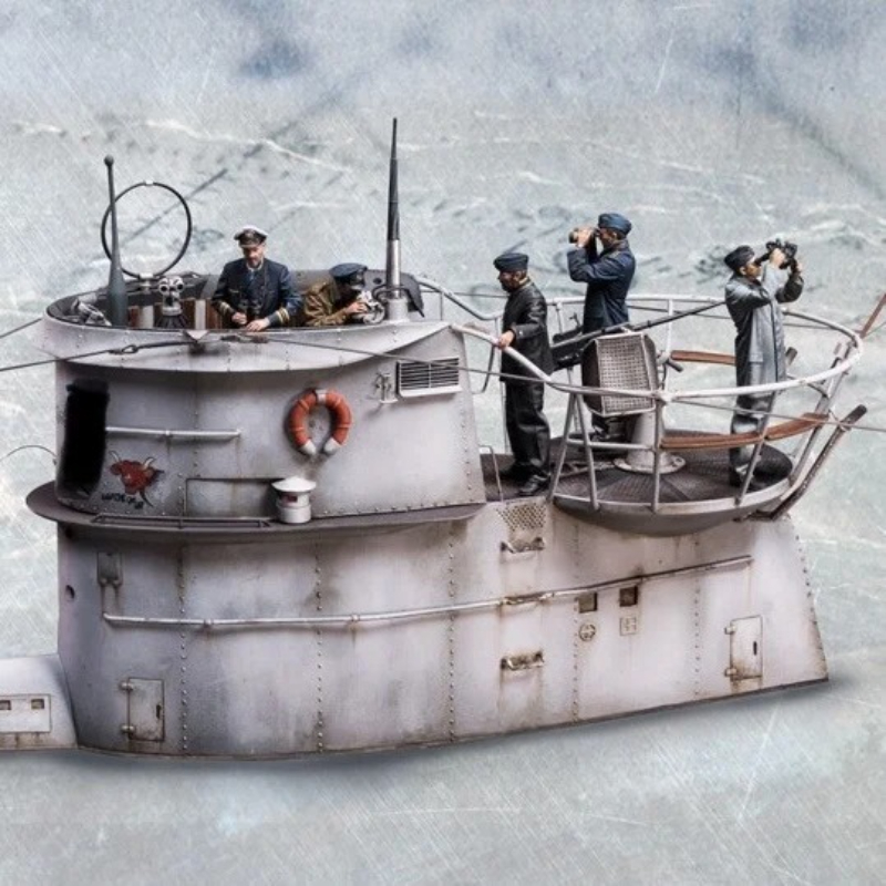 1/35 Scale Diecast Resin Figur - огляд і ціна Model Kit U Boat