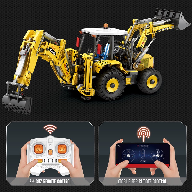 NEW 2466pcs Bulldozer Excavato - огляд і ціна Model Kit Excavator
