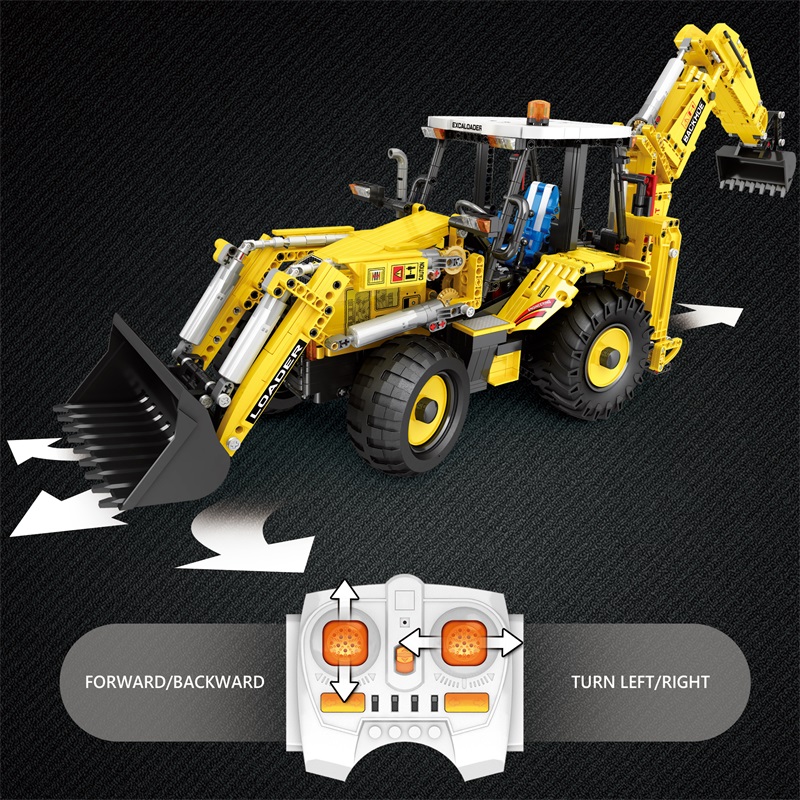 NEW 2466pcs Bulldozer Excavato - огляд і ціна Model Kit Excavator