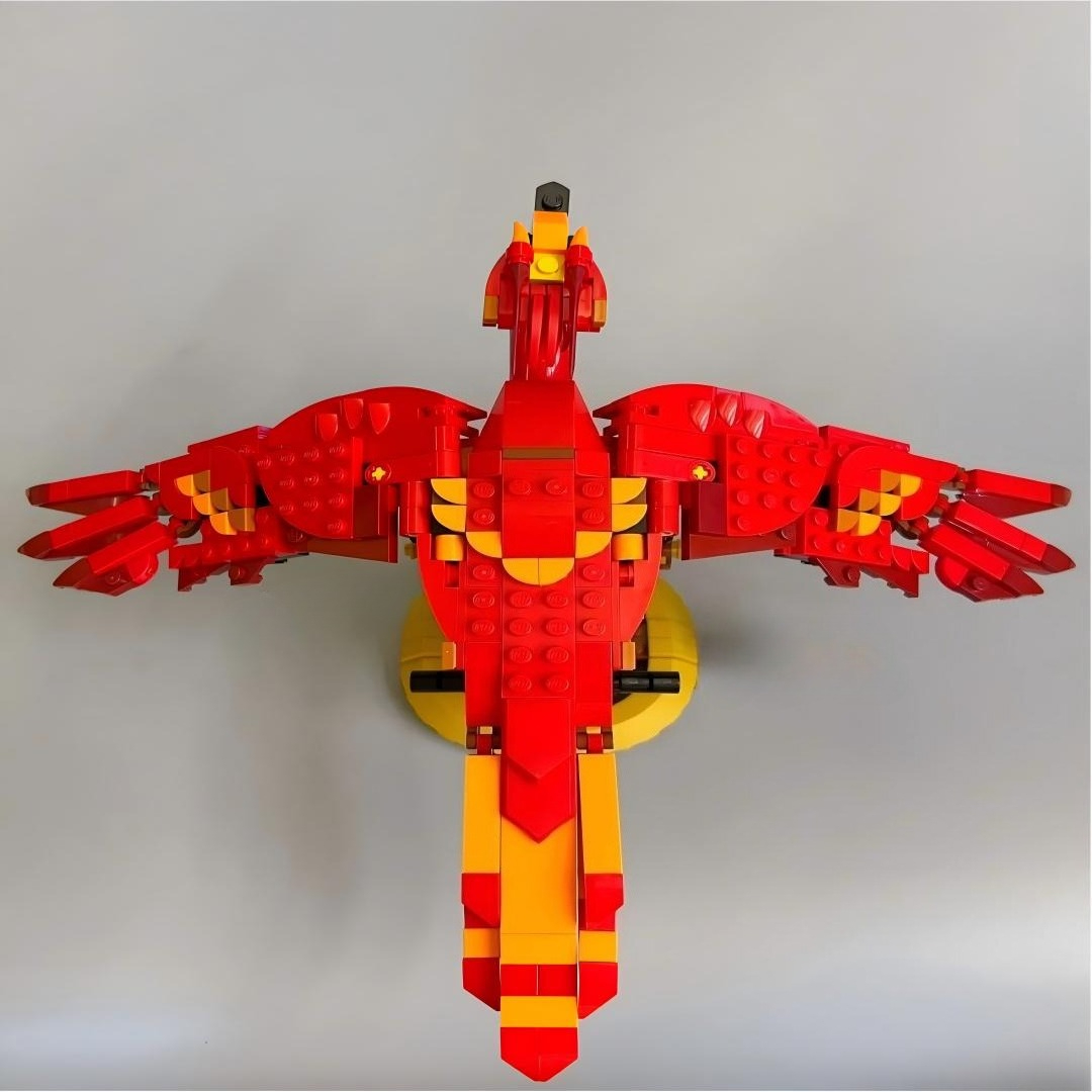 Elegant Red Phoenix Model 7639 - огляд і ціна Model Kit Lego