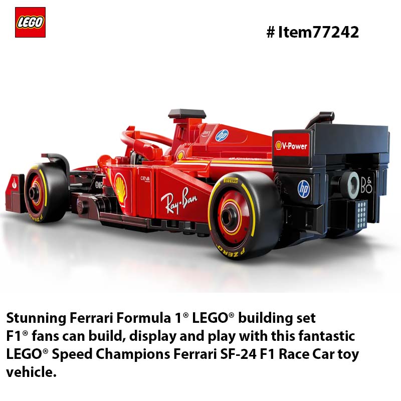 LEGO 77242 Speed Champions Fer - огляд і ціна Model Kit F1