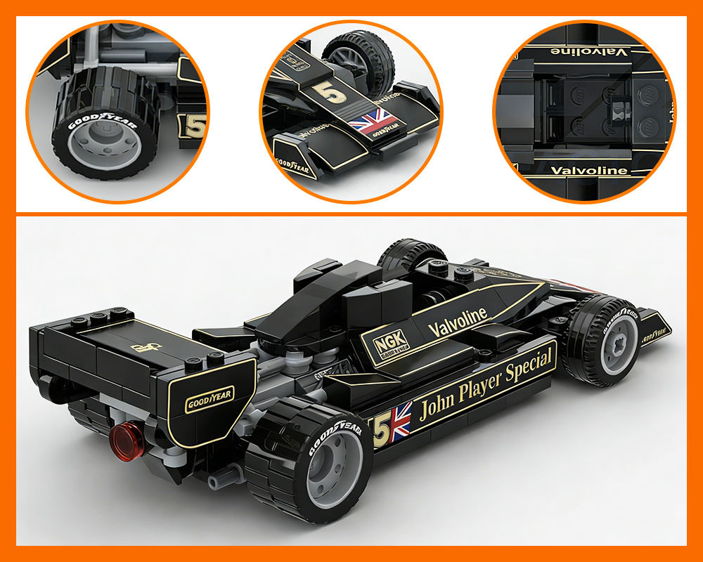 NEW Classic MOC Supercar Build - огляд і ціна Model Kit F1