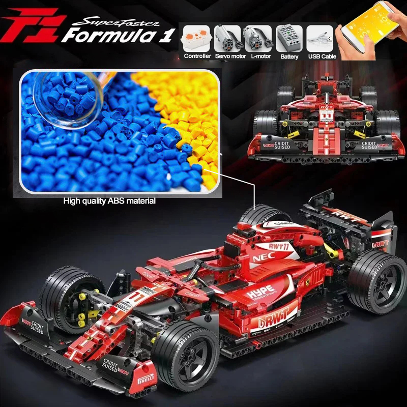 1280Pcs High-Tech Formula Cars - огляд і ціна Model Kit F1