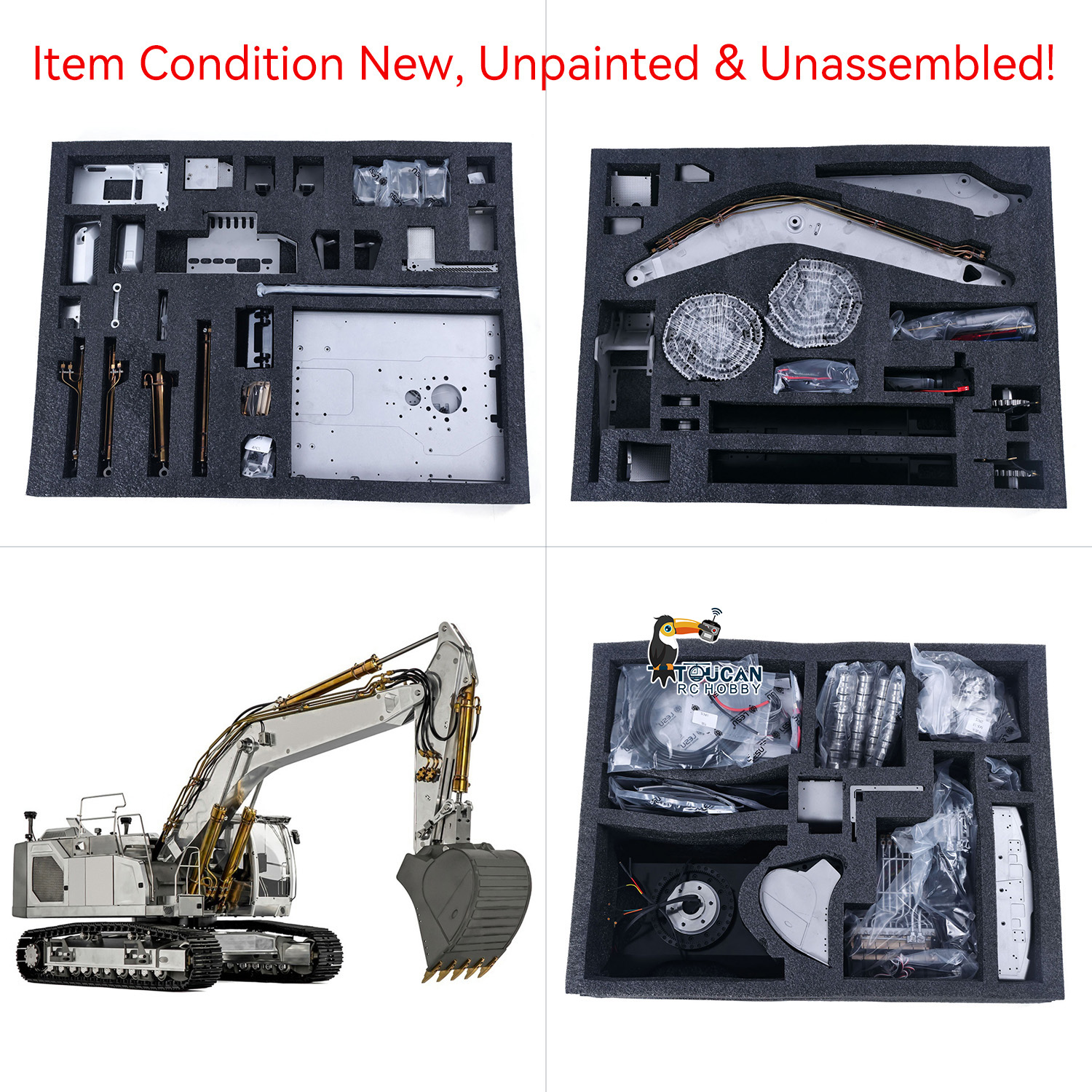 1/14 LESU LR945 KIT RC Hydraul - огляд і ціна Model Kit Excavator
