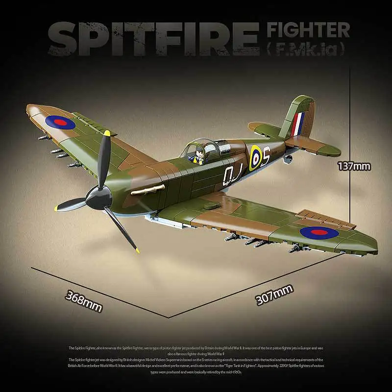 UK Spitfire Fighter Military P - огляд і ціна Model Kit Spitfire