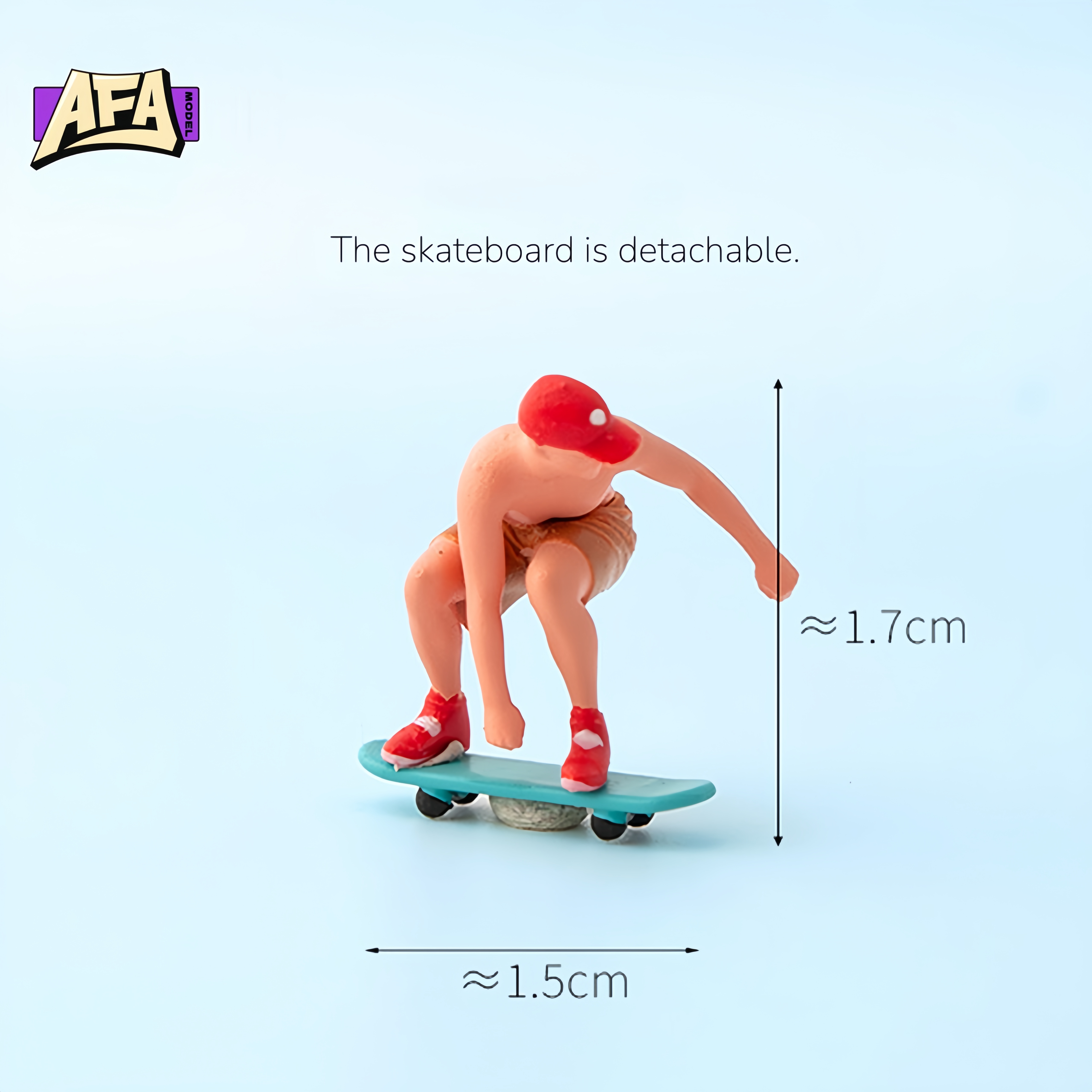 1 64 resin diorama skate Minia - огляд і ціна Model Kit Toy