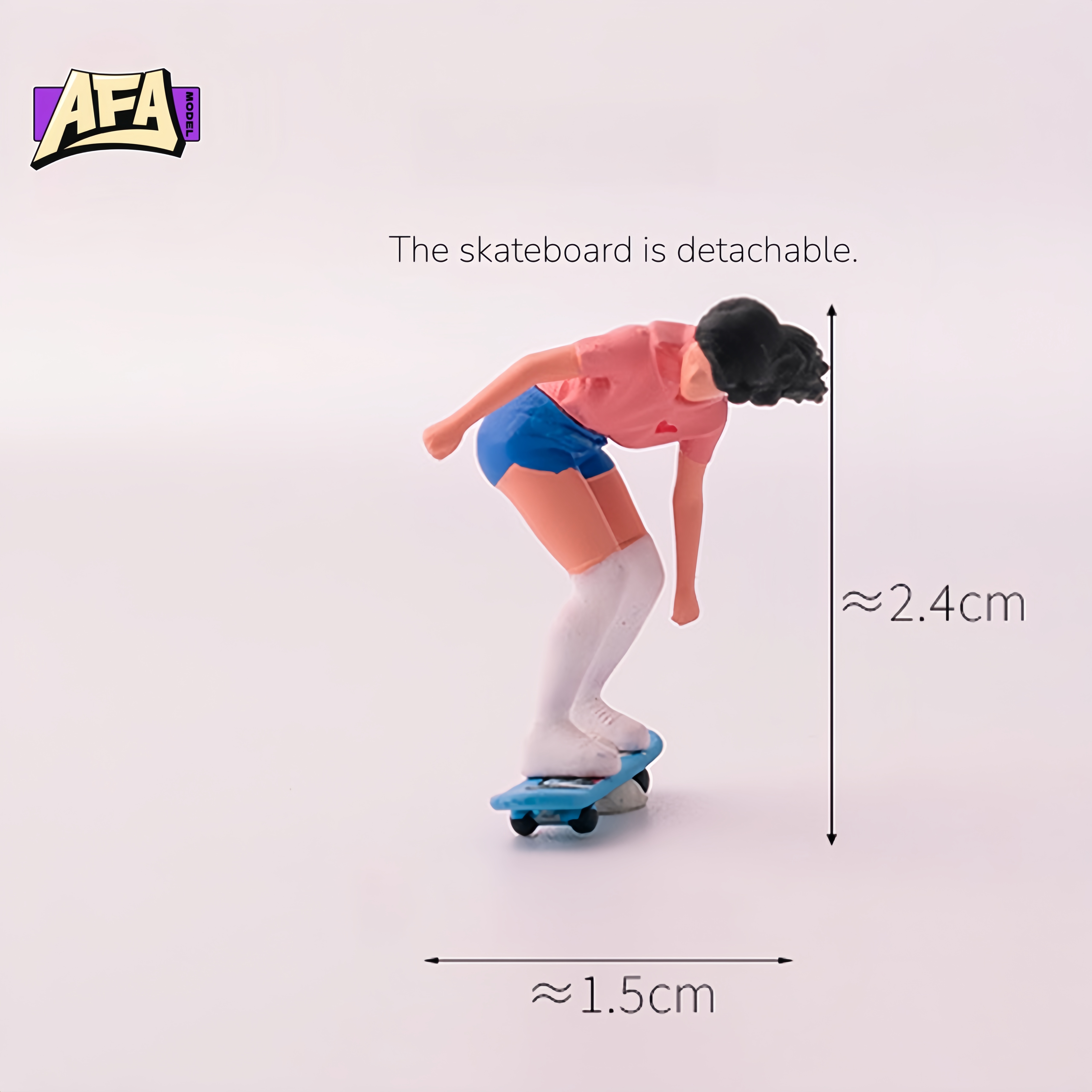 1 64 resin diorama skate Minia - огляд і ціна Model Kit Toy