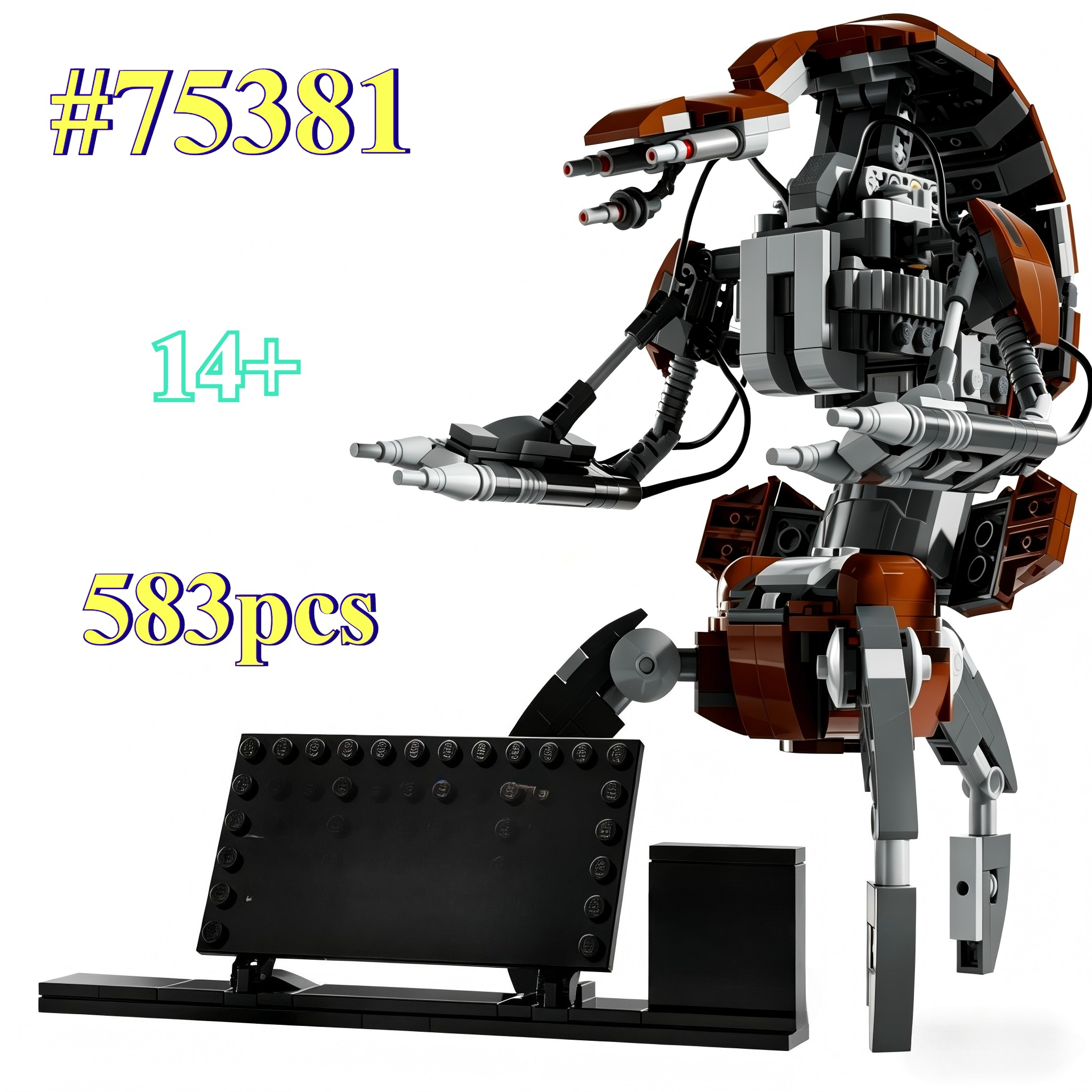 Robot Model Building Blocks 75 - огляд і ціна Model Kit Lego