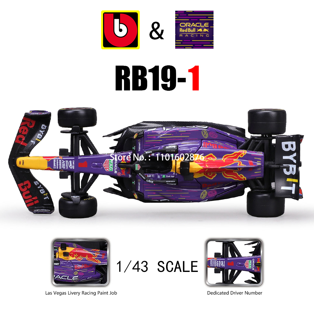 Bburago 1:43 2023 F1 Red Bull  - огляд і ціна Model Kit F1