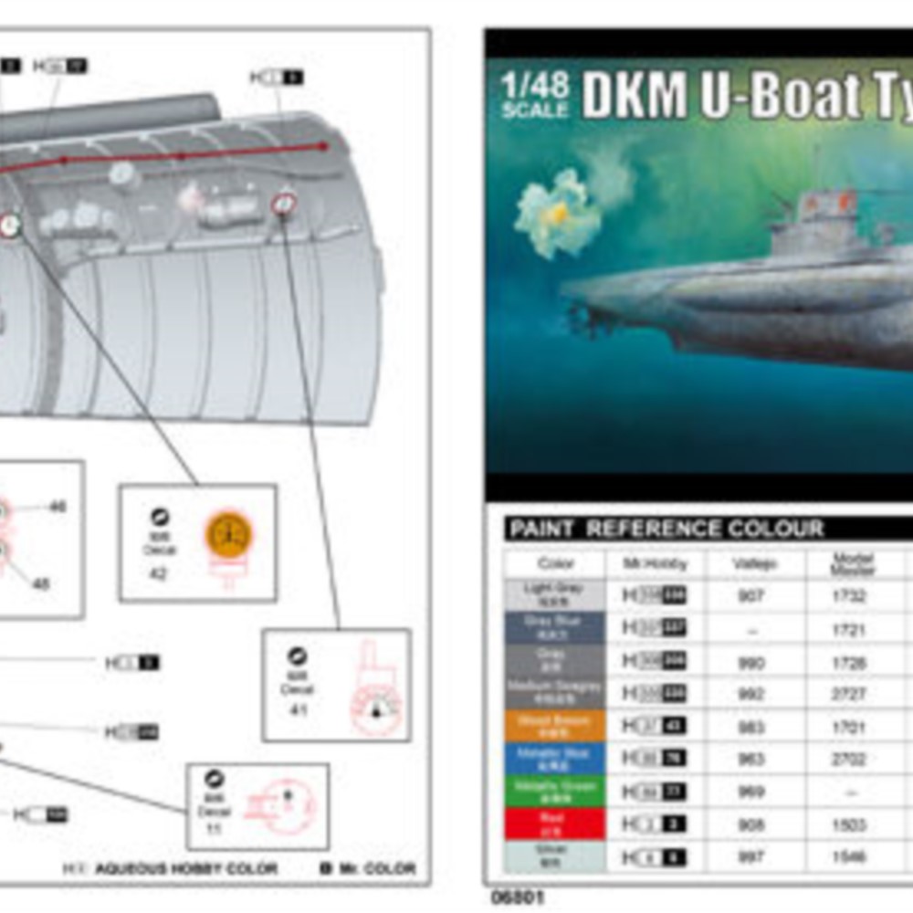 Trumpeter 06801 1/48 VIIC U-55 - огляд і ціна Model Kit U Boat