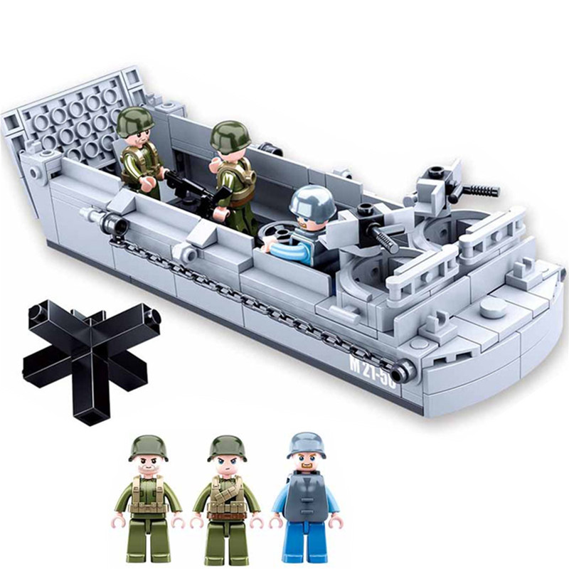 Sluban WW2 US Military Higgins - огляд і ціна Model Kit U Boat