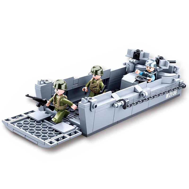 Sluban WW2 US Military Higgins - огляд і ціна Model Kit U Boat