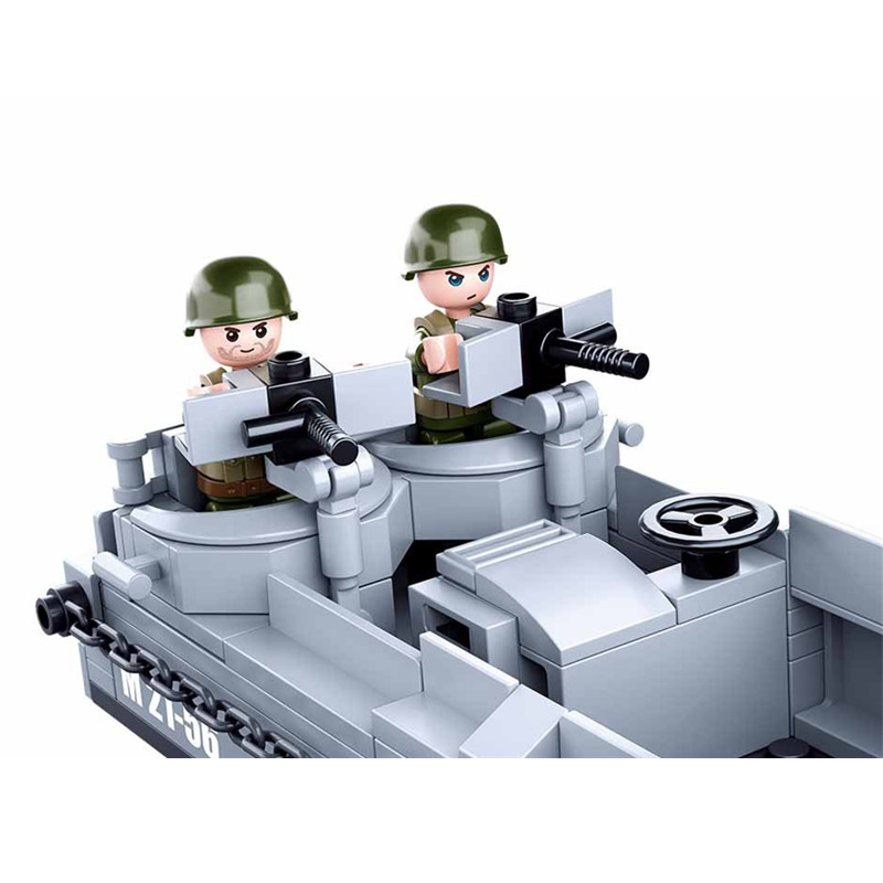 Sluban WW2 US Military Higgins - огляд і ціна Model Kit U Boat