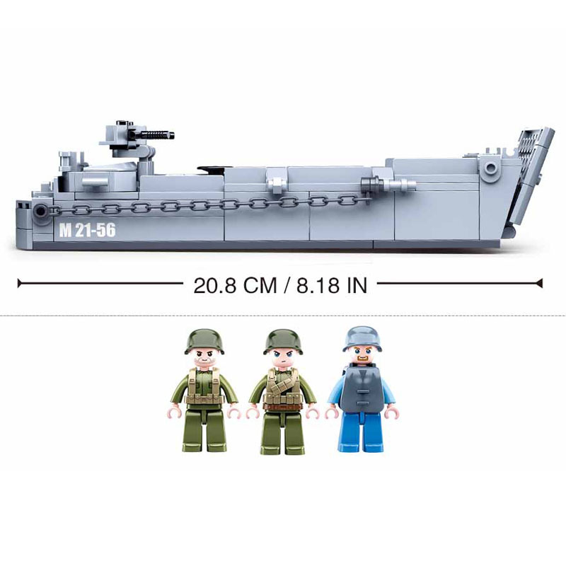 Sluban WW2 US Military Higgins - огляд і ціна Model Kit U Boat