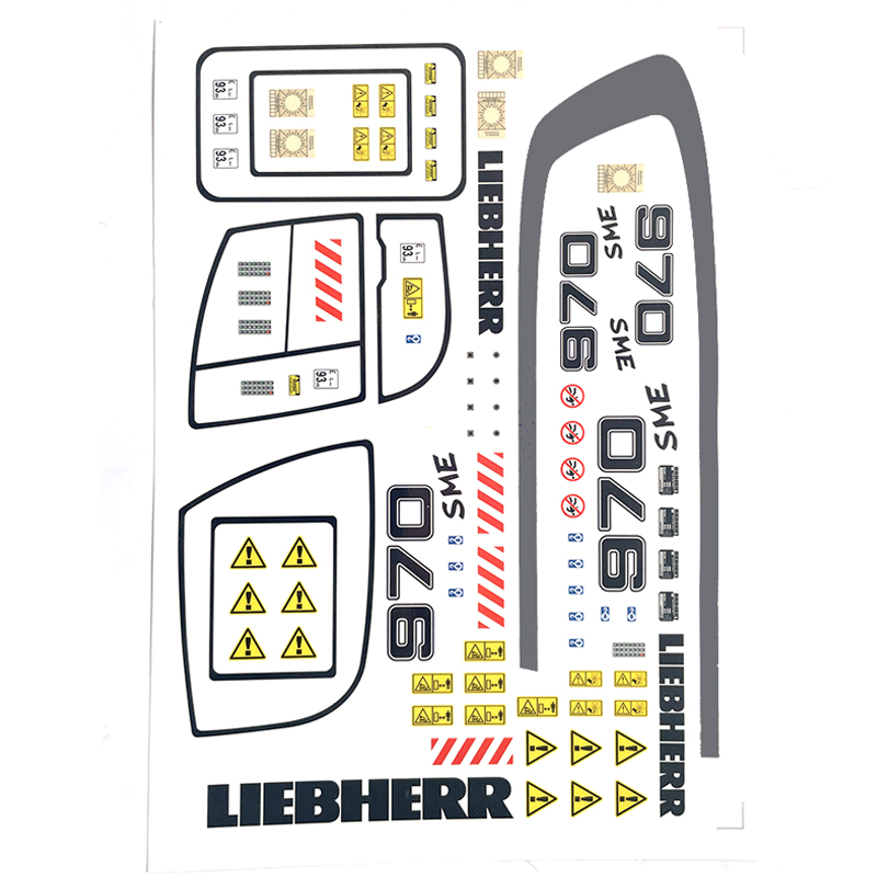 K970 Upgraded Sticker Metal Mo - огляд і ціна Model Kit Excavator