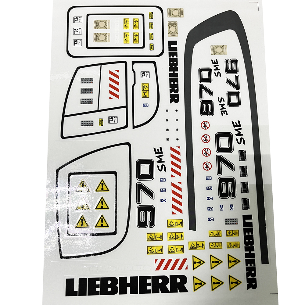 K970 Upgraded Sticker Metal Mo - огляд і ціна Model Kit Excavator