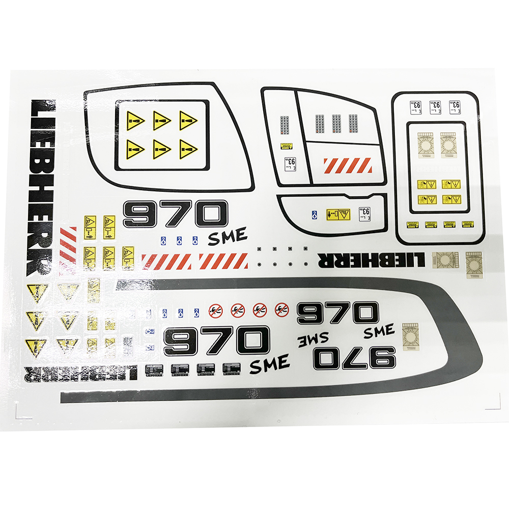 K970 Upgraded Sticker Metal Mo - огляд і ціна Model Kit Excavator