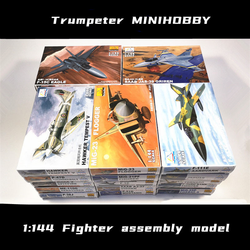 TRUMPETER 1/144 Military Fight - огляд і ціна Model Kit Tamiya