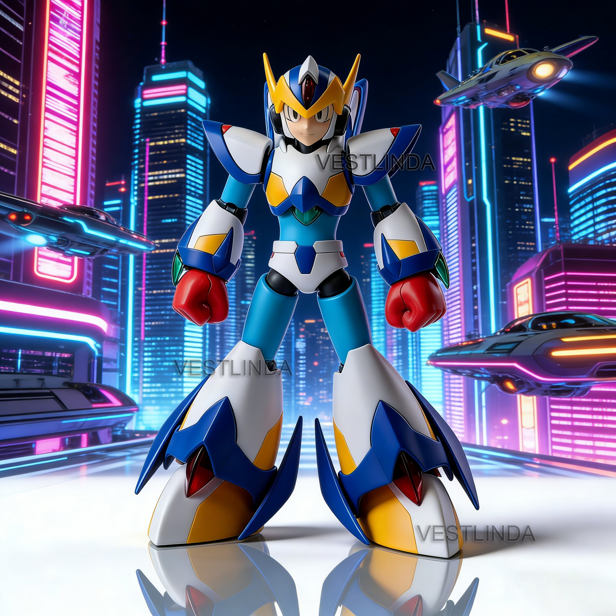 KP701 Rockman X Falcon Action  - огляд і ціна Model Kit Toy